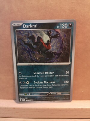 Carta Pokémon Darkrai 136/197 - Llamas De Obsidiana, Lámina Inversa, Individual