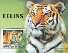 Togo Block449 MNH 2000 Big Cats out all World