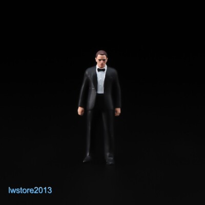 1/87 James Bond Suit Miniatures Scene Props Figures Model For Cars Vehicles Toys
