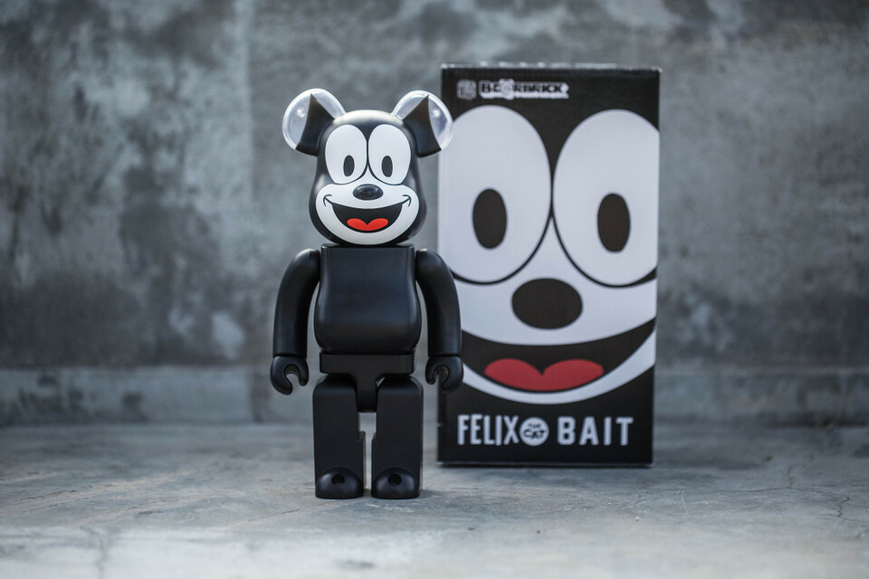 MEDICOM TOY - be@rbrick Felix 1000％ Authentic Felix the Cat 1000% Bearbrick BAIT Dreamworks
