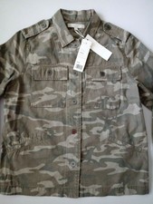 Adyson Parker Women's Camo Jacket Button Front Size Medium