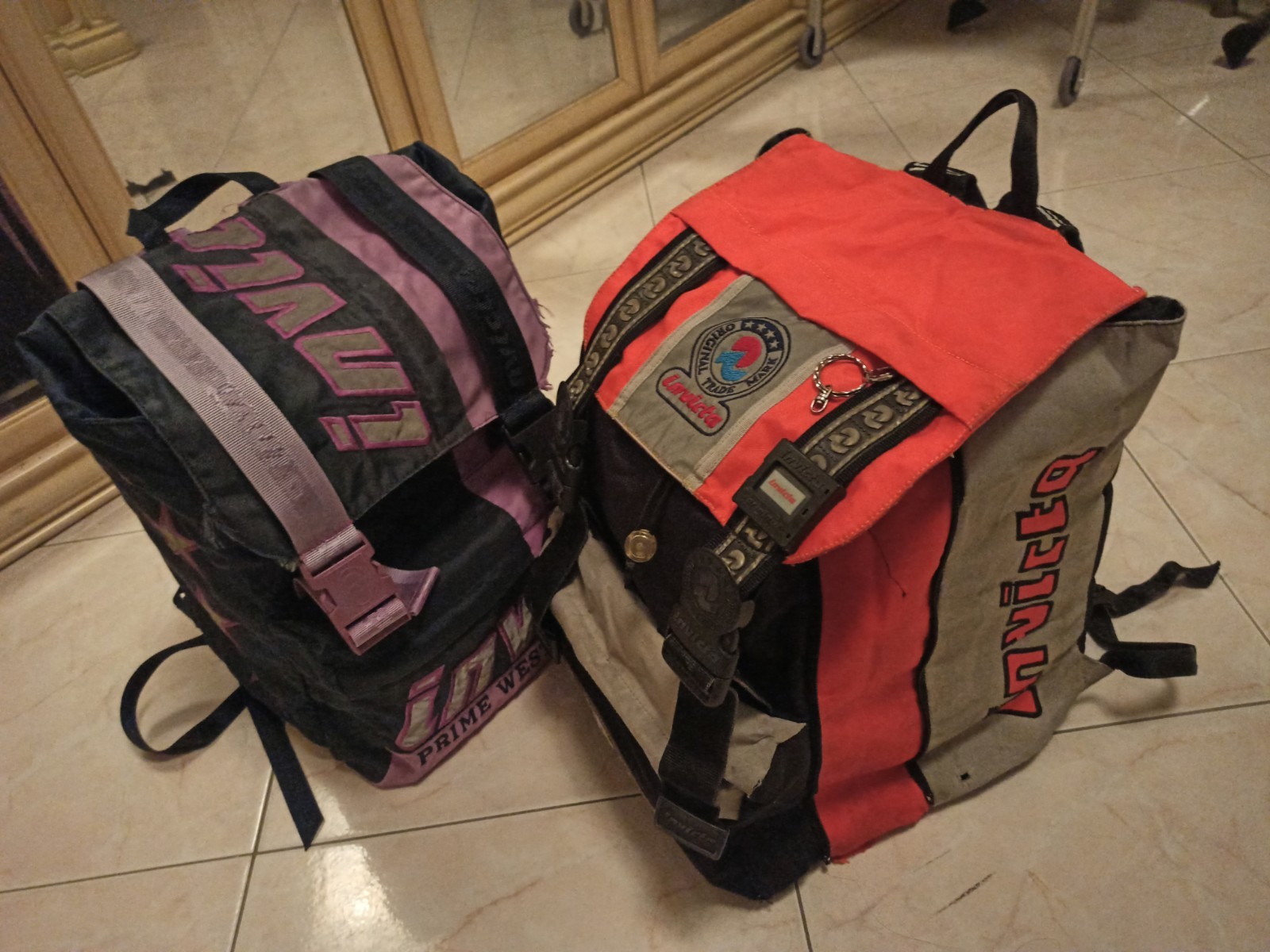 Invicta Two backpack multicolor USED vintage impo… - image 12