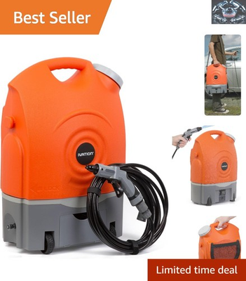 #ad #ad Multipurpose Portable Spray Washer w 4.5 Gallon Tank amp; 130.5 PSI Pressure $303.99