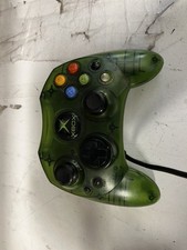 Microsoft Xbox Controller S X09-64240-01 Wired Translucent Green Original Xbox