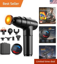 Massage Gun with Heat Deep Tissue Back Massager Neck Massager for Pain Relief...