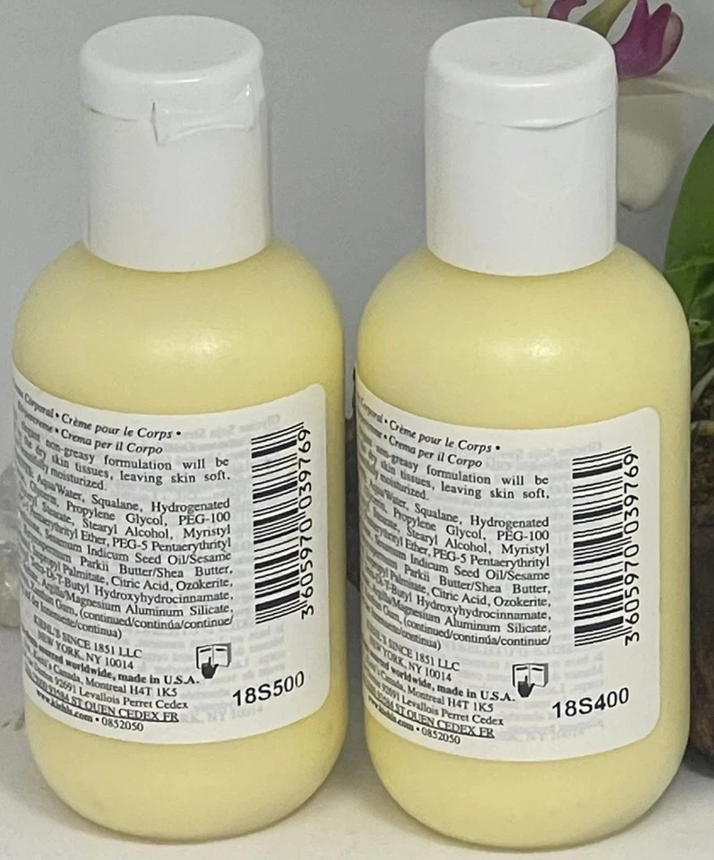 2x Kiehl's Creme de Corps Excelente Crema Hidratante para Todo el Cuerpo - 2.5 OZ - Sellado Foto 2 de 2