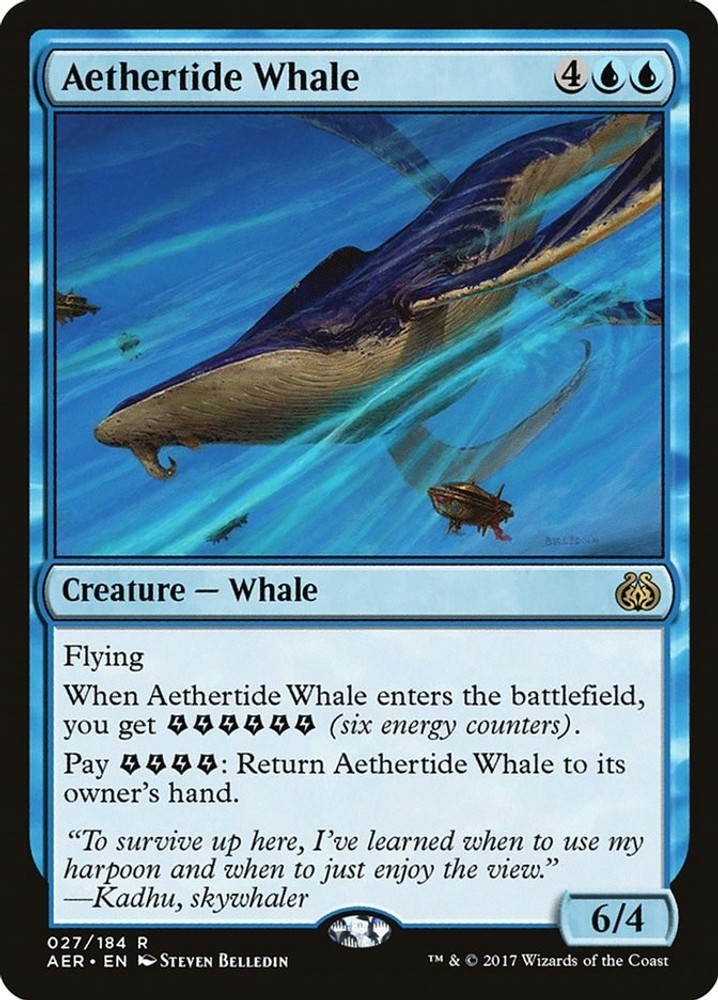 Aethertide Whale - 27 - NM - Aether Revolt