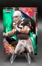 2024 Topps Finest Howie Long /35 Uncommon GREEN Refractor #143 Raiders
