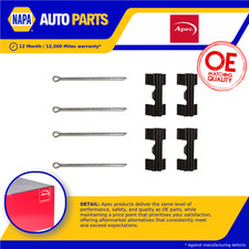 Brake Pad Fitting Kit fits TAXI TX 2.4D Front 02 to 06 D2FA Apec Quality New
