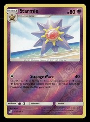 Starmie 65/181 Team Up Reverse Holo