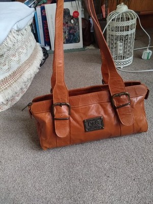 DOLCE&GABBANA leather handbag brown y2k Vintage Y2k Dolce&Gabanna