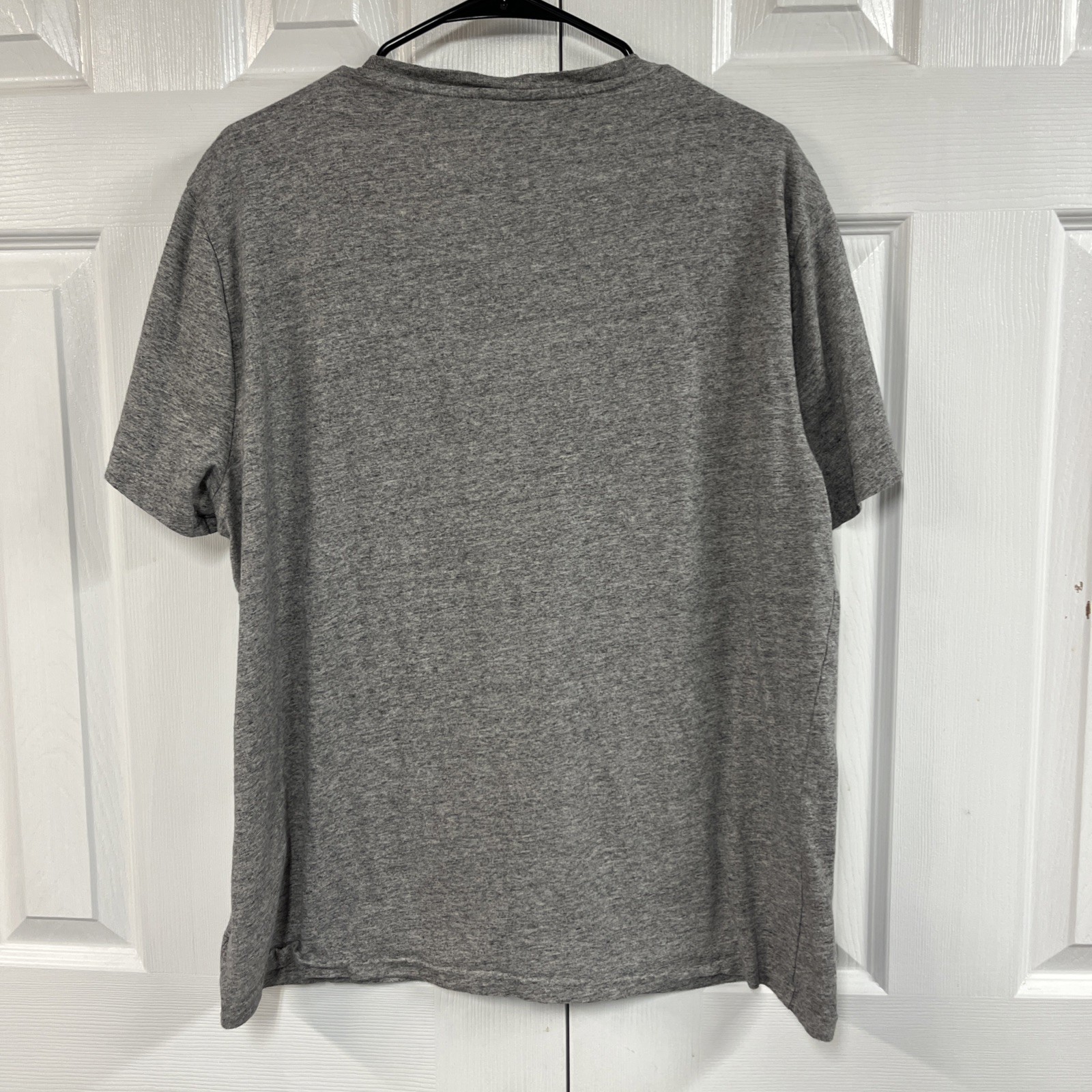 Polo Ralph Lauren uomo XL slim fit maglietta cotone grigio pony navy