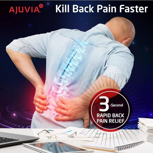 Lumbar Support Pillow, Premium Ergonomic Back Support Cushion, OPEN BOX - Picture 2 of 5