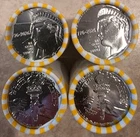 2026 D Kennedy Half Dollar Brilliant Uncirculated 4 rolls