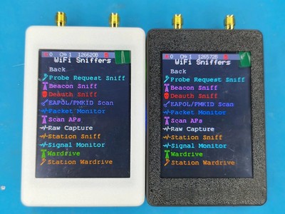 Have you heard of the ESP32 Marauder board? The Marauder is a portable penetration testing tool made by justcallmekoko for WiFi and Bluetooth analysis. It comes installed with a suite of offensive