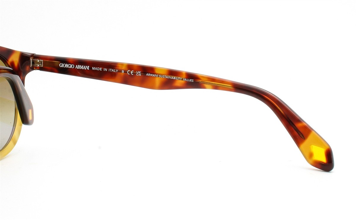 Giorgio Armani Sunglasses AR 8192 6034/B2 Polished Red Brown Honey