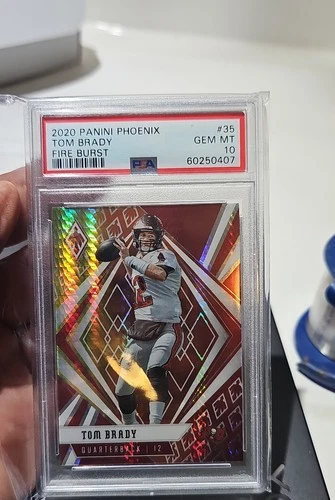 2020 Panini Phoenix - Tom Brady #35 Fire Burst PSA 10 GEM MT !!!!!
