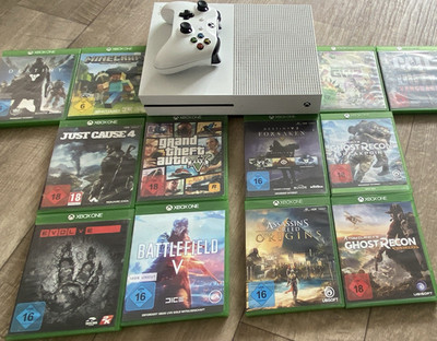 Xbox One Spielepaket: Battlefield 1, Just Cause 3, AC Origins, GTA V, Minecraft