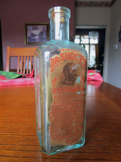 1890's DR. SHOOP'S Racine WISCONSIN Wisc. WIS. Wi. patent medicine bottle LABEL