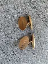Men's Gold Cufflinks 9ct Hallmarked 6 Grams