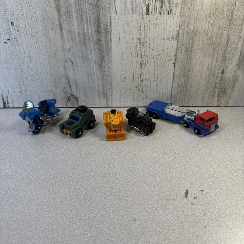 Bootleg Transformers lot of 5 Truck, Train, Motorcycle, Bulldozer, Jeep