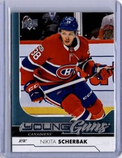 Nikita Scherbak Young Guns #494 2017-18 Upper Deck [G091]