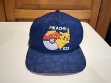 Pikachu 025 2021 Youth Ball Cap Hat Snapback Baseball Pokemon