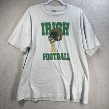 Vintage Irish Football T-shirt 2XL Screen Stars Best Single Stitch Made In USA