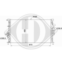 KüHler MotorküHlung Diederichs DCM3906 Diederichs Climate FüR Ford