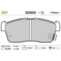 Valeo BremsbelÄGe Satz Vorne Passend FüR Daihatsu Copen Cuore Sirion Trevis Yrv