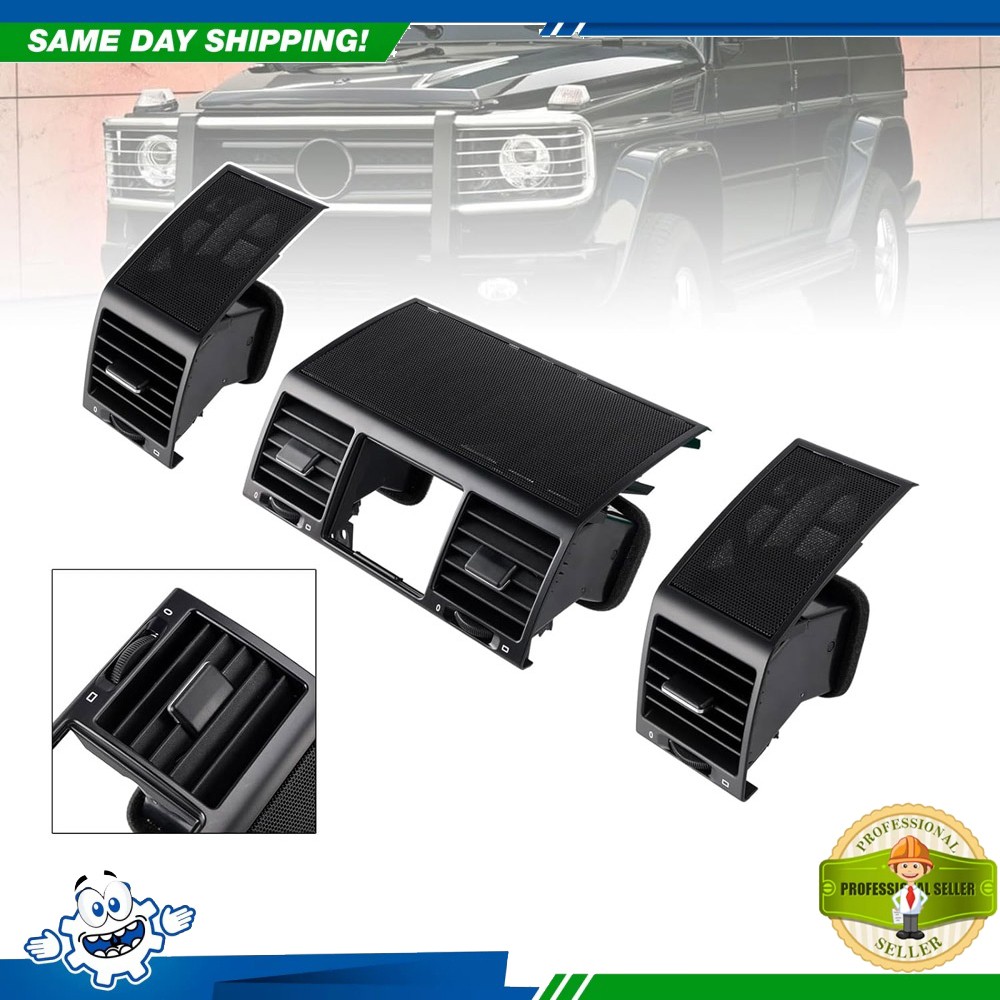 3Pcs New A/C Air Vent Grille Cover For 04-12 Mercedes-Benz W463 G-Class G500 USA