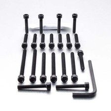 Aluminium Engine Kit Kawasaki ZR-7 ZR750 Black | Pro-Bolt