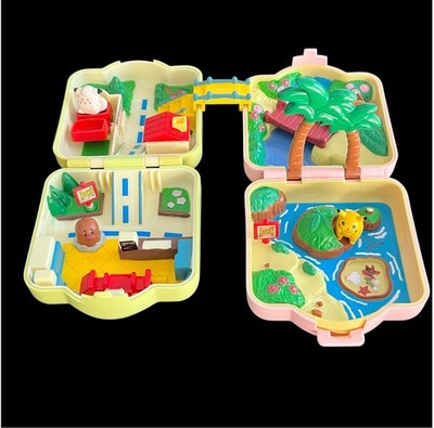 Chibi Poke House Lot Of 2 Pokemon Miniature House Retro Base Not Complete
