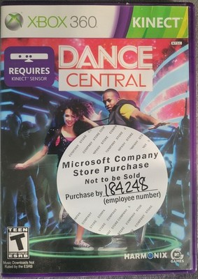 2010 Dance Central Microsoft Xbox 360 Kinect GAME ONLY Complete in Box Harmonix