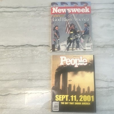 Newsweek & People Special Report Magazines September 2001 September 11 Attacks