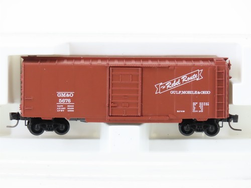 Microtrenes Kadee escala Z MTL 14113-2 GM&O "Ruta rebelde" 40' vagón de carga #5676 | Zustand: Used