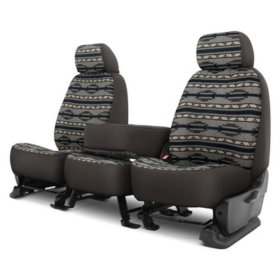 For GMC Sierra 1500 10-13 Southwest Sierra 1st Row Gray Custom Seat Covers