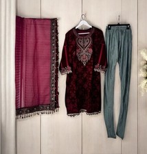 Pakistani/indian ready to wear Formal Velet chori daarr outfit by Maria. B