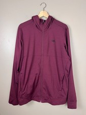 Outdoor Research Men's Baritone Athletic Performance Full Zip Hoodie, size LG