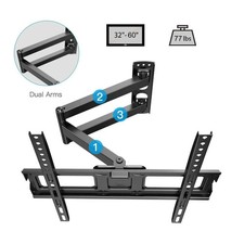 Extended Full Motion TV Wall Mount Wall-mounted To Stretch Rotating Fits 26-55in