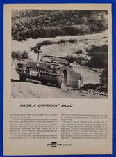 1959 Vintage Chevy Corvette Original Classic Print Ad From A Different World