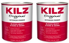 Kilz 10002 Quart Oil Based Original Primer Sealer Stainblocker  - Pack of 2
