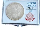 1921-P Morgan Silver Dollar with case