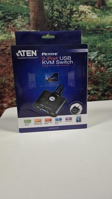 LevelOne KVM-0223 USB KVM Switch 2-Port   OVP, neu
