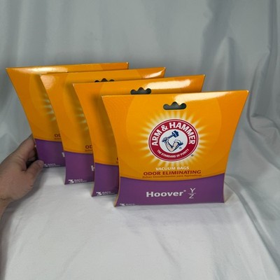 10 TOTAL BAGS Arm & Hammer Hoover Type Z Odor Eliminating Vacuum Bags *READ*