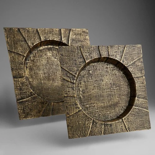 Cyan Design 11655 Baxter Antique Brass Tray, Large - Picture 4 of 6