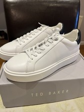Image of Ted Baker Lory White Ladies Trainers UK 7 Brand New In Box