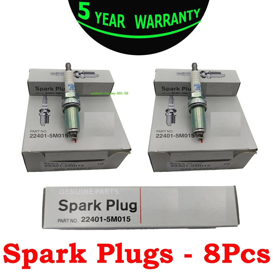 6 PCS NGK Laser Iridium Spark Plugs PLFR5A11 22401-5M015 FOR VQ35 VQ40 3.5L 4.0L - Image 4 of 4