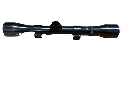 Vintage Weaver K4-1 Duplex Reticle Micro-Trac Gloss Steel Rifle Scope With Rings
