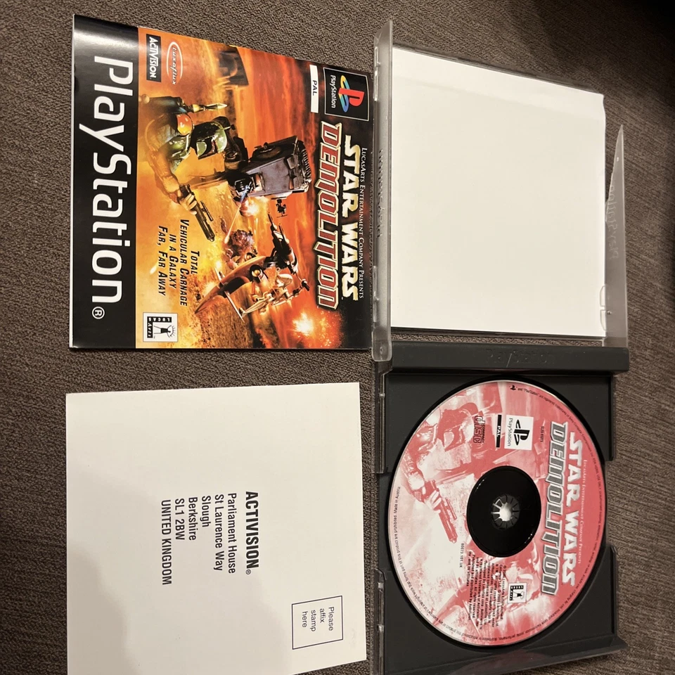 Star Wars Demolition - PS1 PlayStation 1 Game -  Complete with Manual - PAL - Image 2 of 4